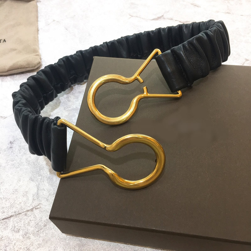 Women's buckle belt outerwear elastic sheepskin elastic belt elastic waistband soft sheepskin skirt belt