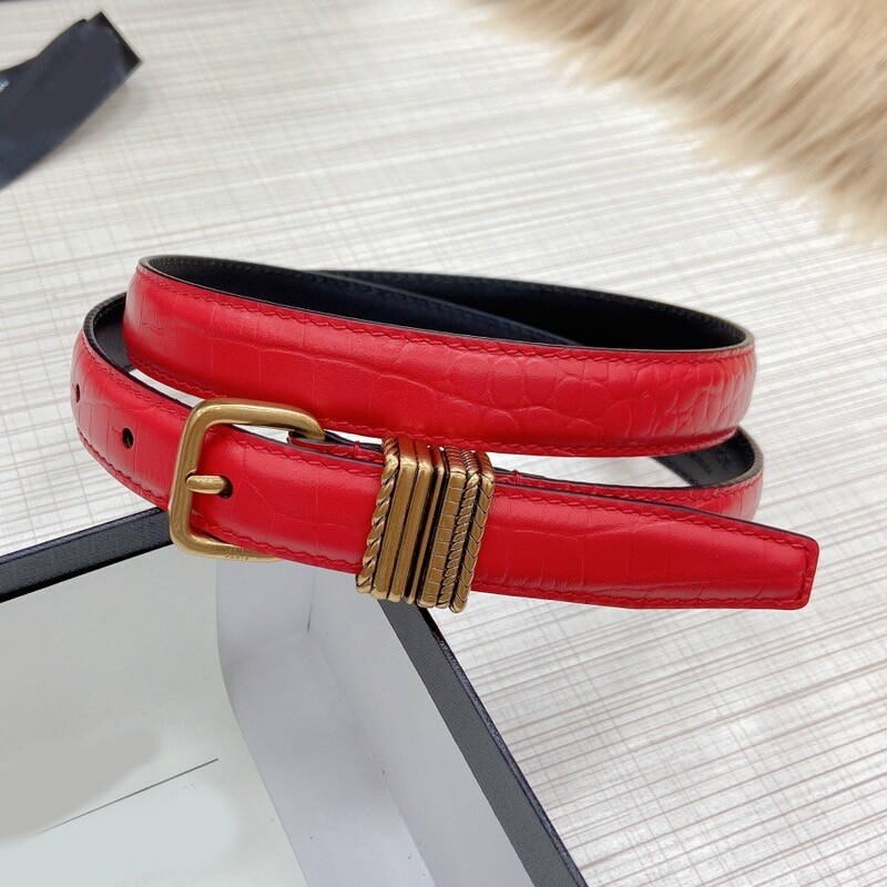 Floral leather women's Belt 2.0 Fine soft skirt with top layer cowhide women's belt vintage gold needle buckle belt