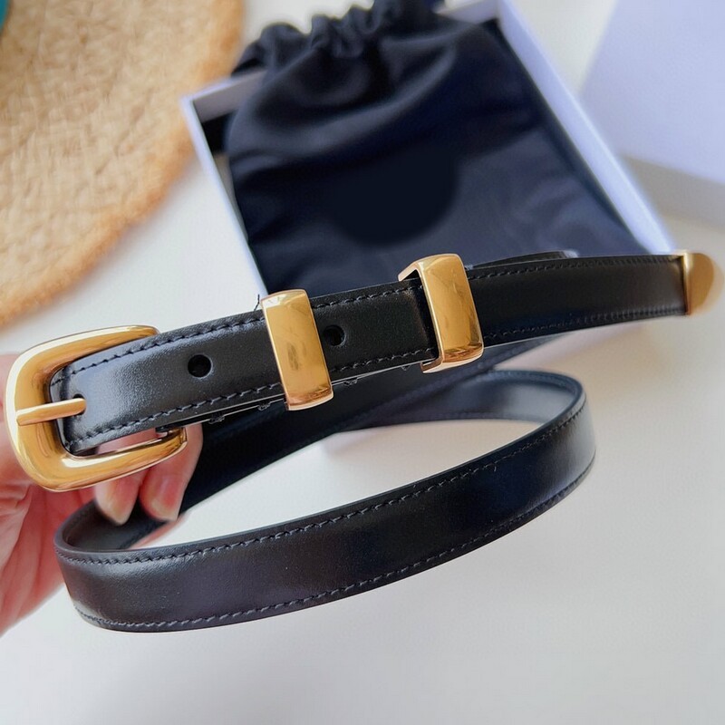 Fashionable women's pin head belt leather vintage trim pant belt 1.8 fine version of 100 bypass top layer women's belt