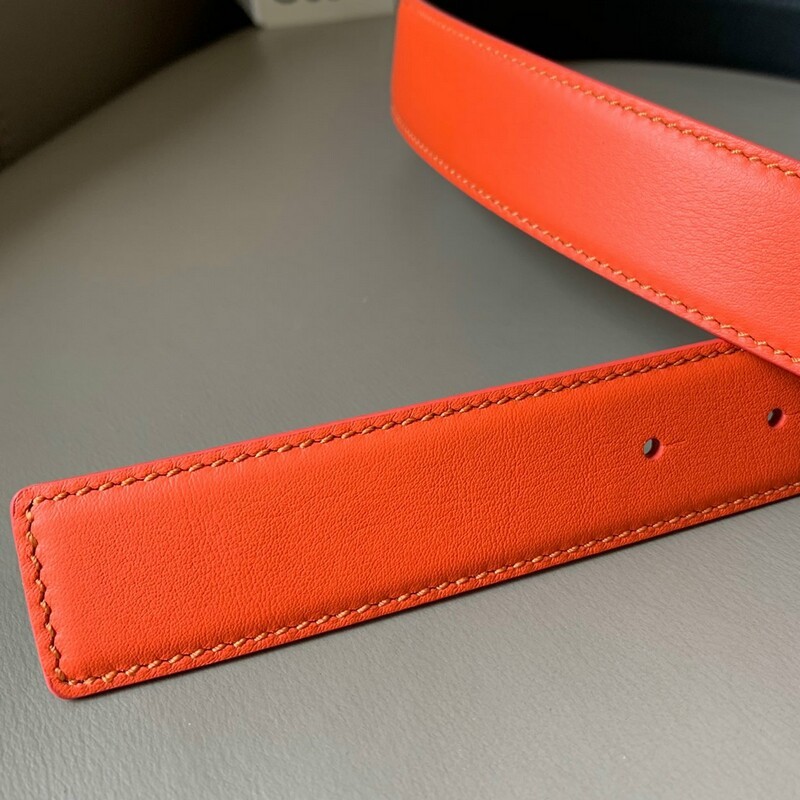 Cowhide dual-use plate buckle belt simple 3.2CM women's trouser strap accessories positive leather head layer colorful women's belt