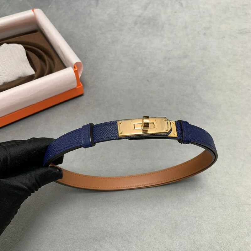 Retractable high quality steel buckle fine belt lady skirt leather palmprint head layer leather trim waist suit belt