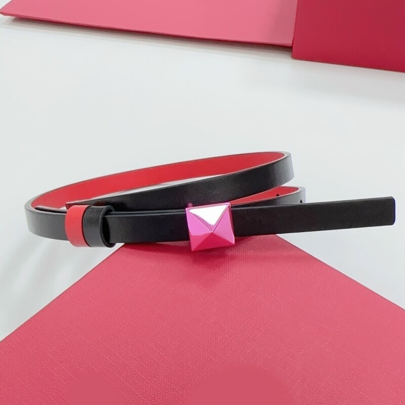 Mini waistband accessories Color cowhide women's belt waistband 1.2 thin waist dual-use leather dress belt
