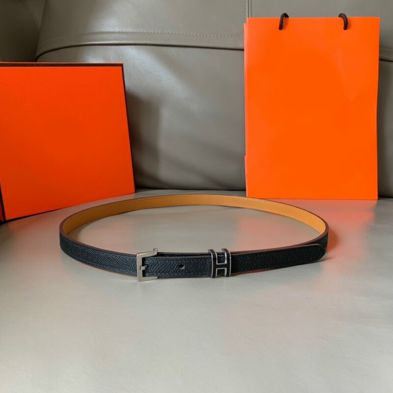 Fine colour cowhide Fine Edition 1.5 width women's belt palladium plated needle buckle cowhide double sided waist belt