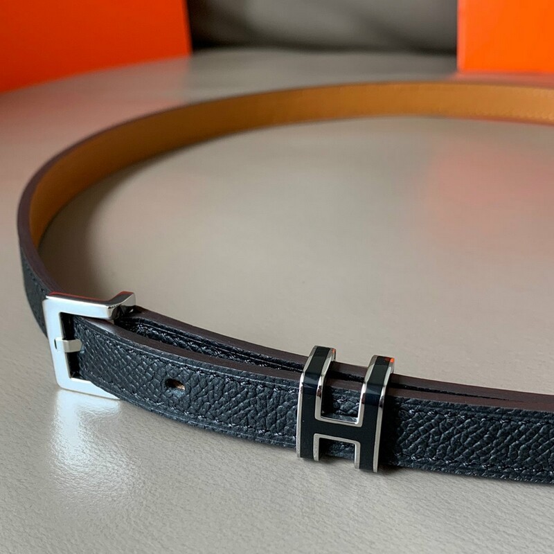 Fine colour cowhide Fine Edition 1.5 width women's belt palladium plated needle buckle cowhide double sided waist belt