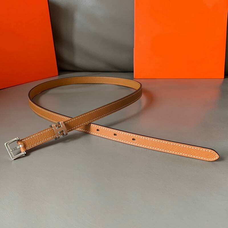 Fine colour cowhide Fine Edition 1.5 width women's belt palladium plated needle buckle cowhide double sided waist belt