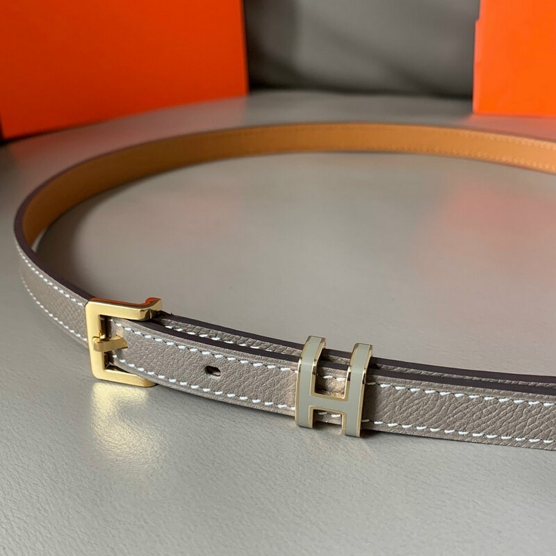 Fine colour cowhide Fine Edition 1.5 width women's belt palladium plated needle buckle cowhide double sided waist belt