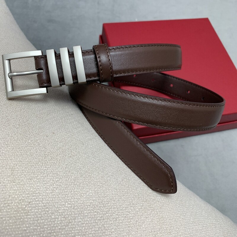 Women's belt leather new needle style skirt belt 2.5 simple wind niche sense fashion all-in-one belt