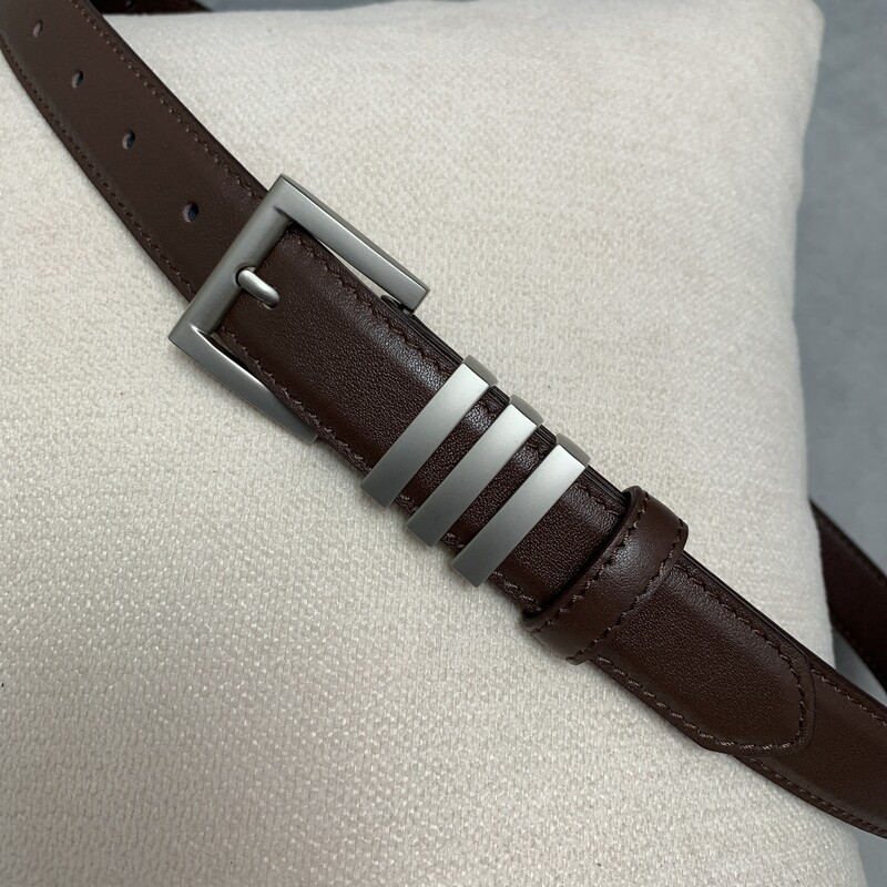 Women's belt leather new needle style skirt belt 2.5 simple wind niche sense fashion all-in-one belt
