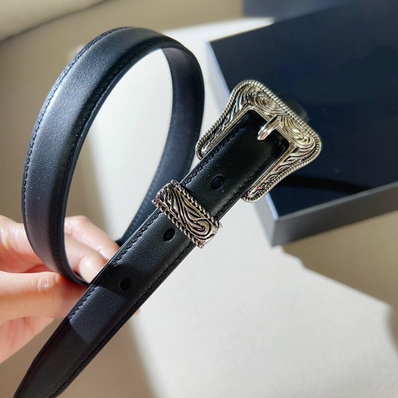 Vintage Carved needle style women's Belt 2.0 high-quality cowhide modern style waist decoration pantbelt accessories skirt belt