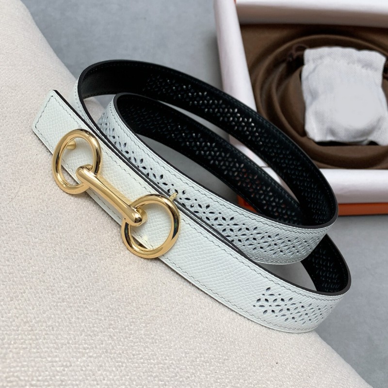 Carved women's belt 2.5 genuine leather new denim waistband fashion port style colorful double use niche match female sash