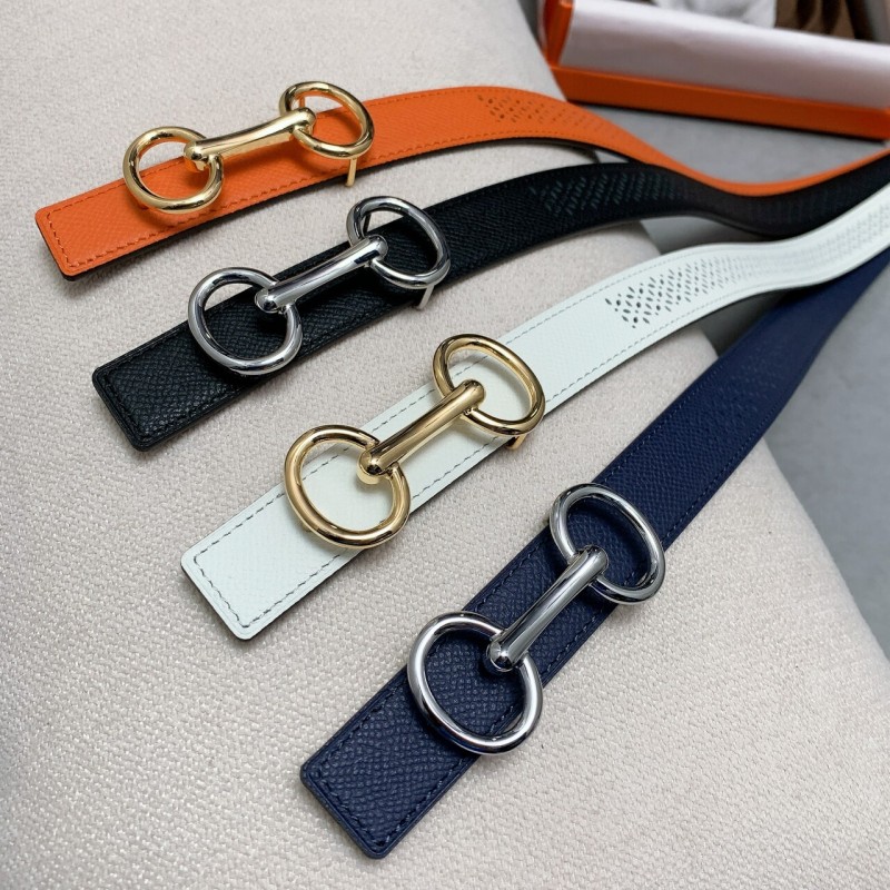 Carved women's belt 2.5 genuine leather new denim waistband fashion port style colorful double use niche match female sash