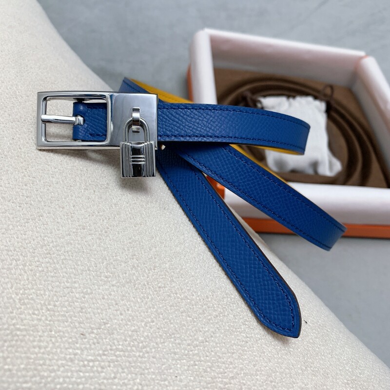 Waist Decoration 1.3 Needle buckle belt women's fashion leather locking belt everything right leather exquisite skirt belt