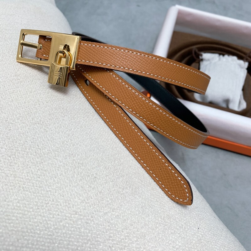 Waist Decoration 1.3 Needle buckle belt women's fashion leather locking belt everything right leather exquisite skirt belt