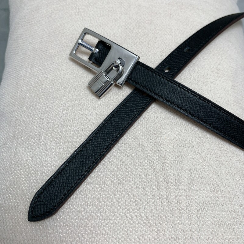 Waist Decoration 1.3 Needle buckle belt women's fashion leather locking belt everything right leather exquisite skirt belt