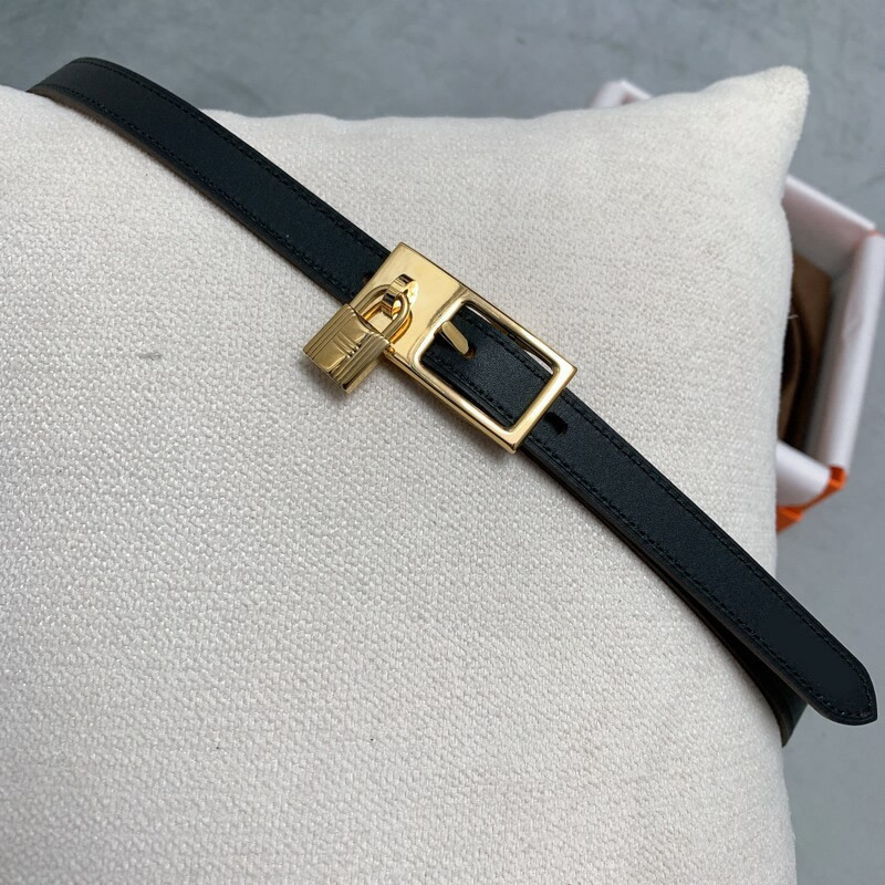 Waist Decoration 1.3 Needle buckle belt women's fashion leather locking belt everything right leather exquisite skirt belt