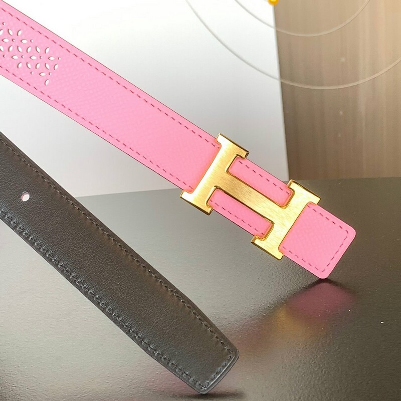 Color leather 2.5CM belt with skirt jeans suit dress with H family belt fashion wear inside the tail without leakage female belt