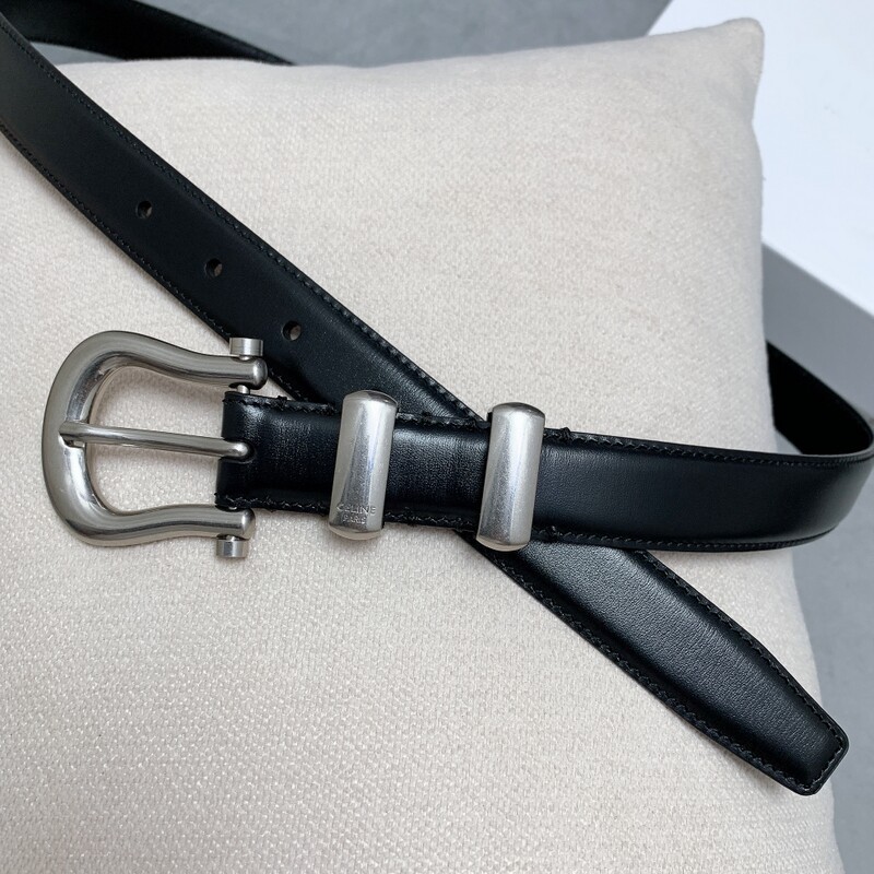 Simple 2.5CM waistband UnisEX Belt Fashion Pin Buckle Women's Boutique Belt Jeans Accessory Women's cowhide New