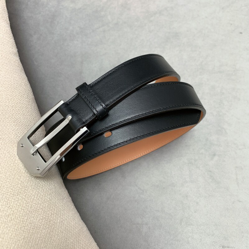 Casual cowhide Belt Women's leather needle head 2.6cm waistband with top layer cowhide waist waist jeans belt