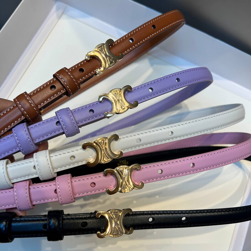 Waist Trim 1.3 Fine Edition women's belt with leather top layer colorful fashion with sash small waist calf belt