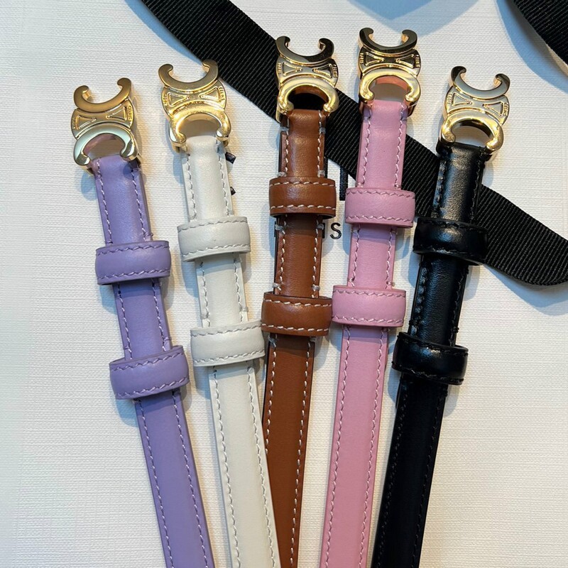 Waist Trim 1.3 Fine Edition women's belt with leather top layer colorful fashion with sash small waist calf belt