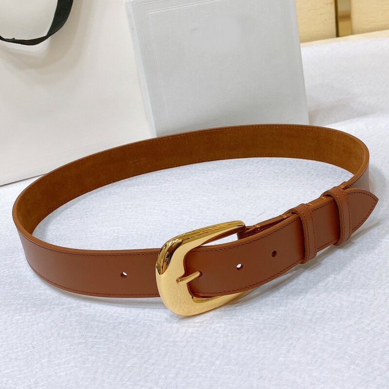Wide waist women's leather all-in-one jeans Wide belt decorated fashion design needle buckle 3.5CM waist waistband