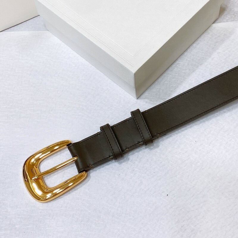 Wide waist women's leather all-in-one jeans Wide belt decorated fashion design needle buckle 3.5CM waist waistband