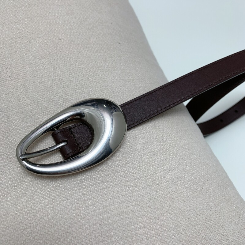 Unique style Needle Head Women's Belt Drop Round positive leather Accessory Waistband Women's Waist Belt 2.0 Soft leather trim