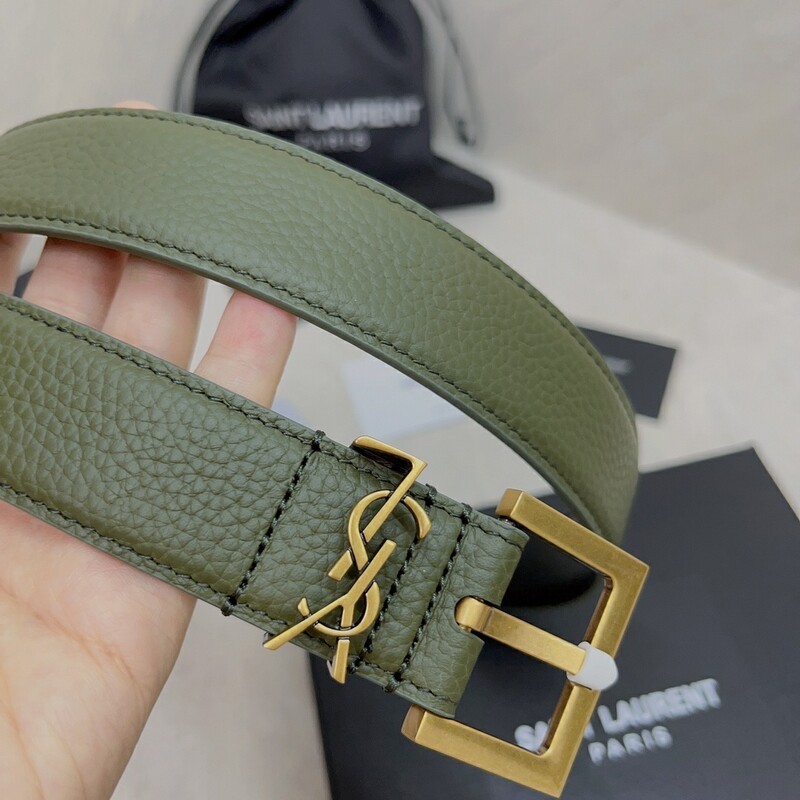 3.0 Limo belt Women's leather needle buckle belt Women's jeans fashion classic bronze hardware belt