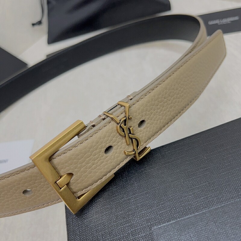 3.0 Limo belt Women's leather needle buckle belt Women's jeans fashion classic bronze hardware belt