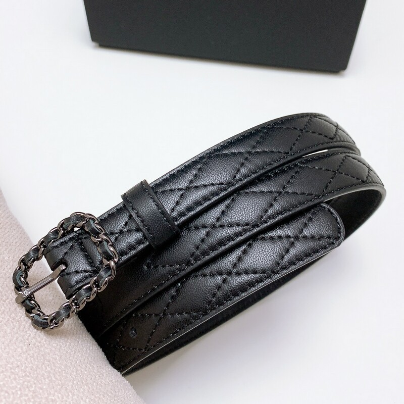 Women's pin buckle type leather Belt Fine Version 2.0 hand-woven leather exquisite girls' sash with waistband