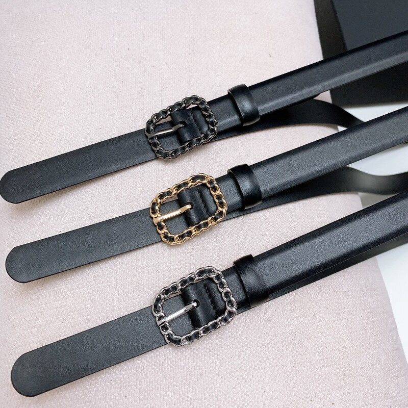 Women's pin buckle type leather Belt Fine Version 2.0 hand-woven leather exquisite girls' sash with waistband