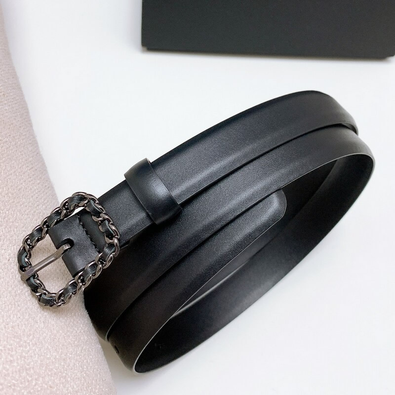 Women's pin buckle type leather Belt Fine Version 2.0 hand-woven leather exquisite girls' sash with waistband