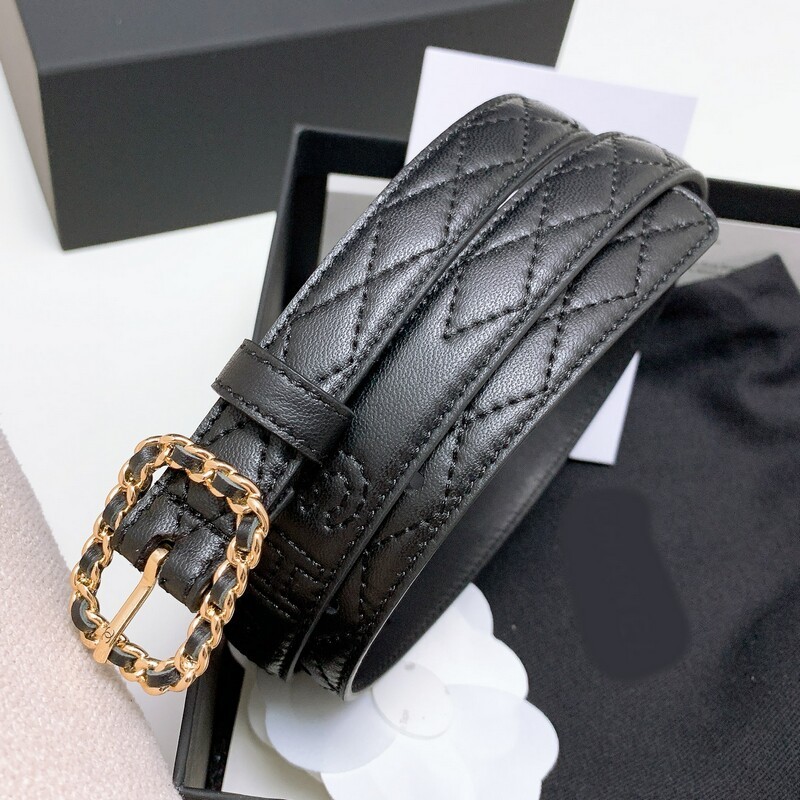 Women's pin buckle type leather Belt Fine Version 2.0 hand-woven leather exquisite girls' sash with waistband