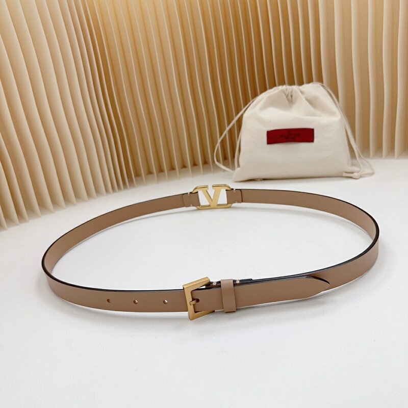 Fashion needle belt for women Colorful cowhide top layer V-buckle Belt 2.5 with waist trim calfskin sash