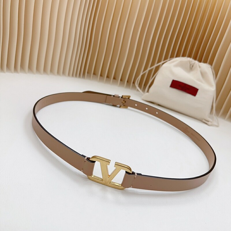 Fashion needle belt for women Colorful cowhide top layer V-buckle Belt 2.5 with waist trim calfskin sash