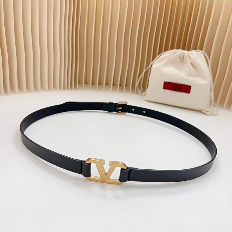 Fashion needle belt for women Colorful cowhide top layer V-buckle Belt 2.5 with waist trim calfskin sash