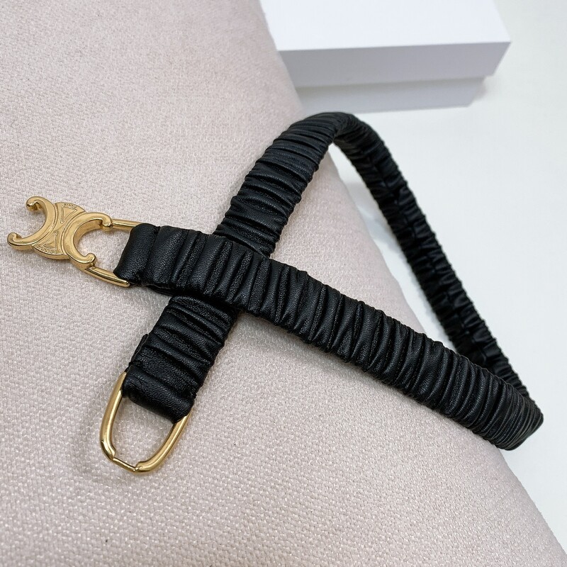 Stretchy stretch belt Decorative dress Elastic stretch coat waist cover all skirt coat waist trim Arc de Triomphe stretch belt