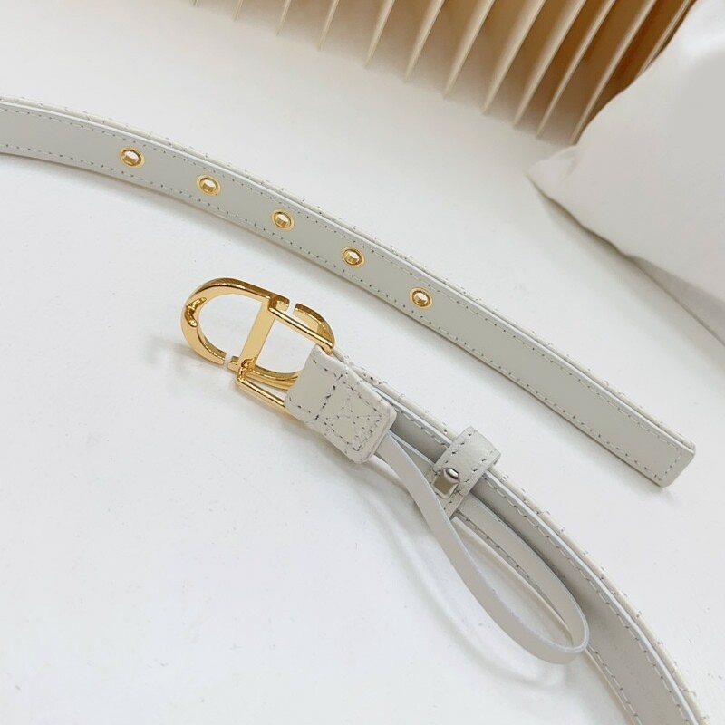 Soft sheepskin rattan checked thread women's belt Bright buckle Boutique belt Fashion Accessories Women's Sash Sheepskin belt