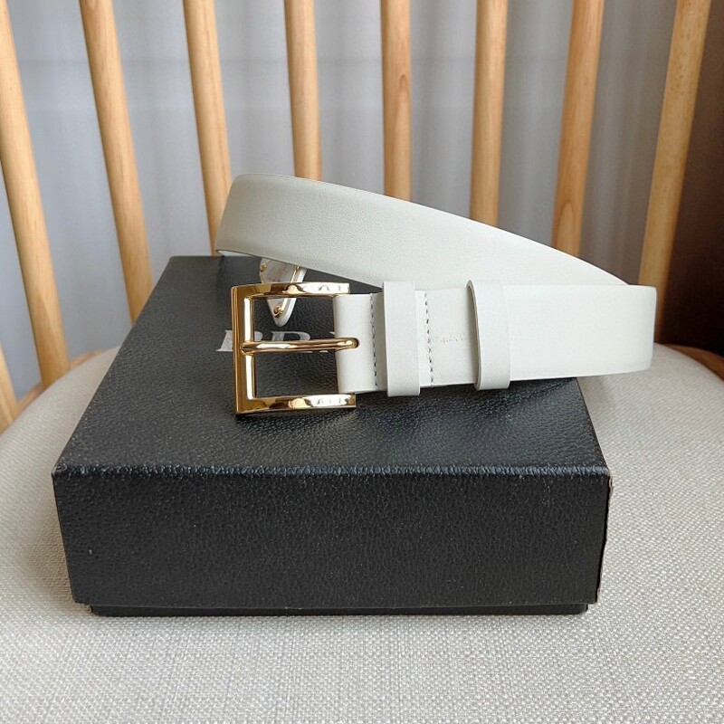 Fashion needle type positive leather couple belt pointy tail enamel triangle metal belt men's and women's waistband