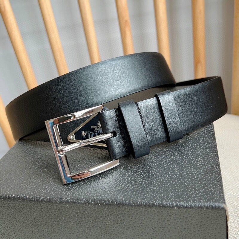 Fashion needle type positive leather couple belt pointy tail enamel triangle metal belt men's and women's waistband