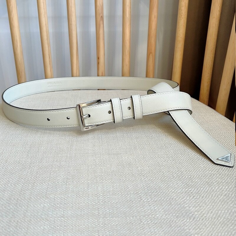 Fashion needle type positive leather couple belt pointy tail enamel triangle metal belt men's and women's waistband