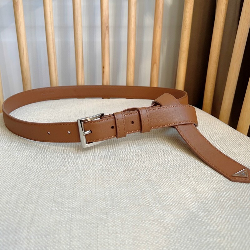 Fashion needle type positive leather couple belt pointy tail enamel triangle metal belt men's and women's waistband