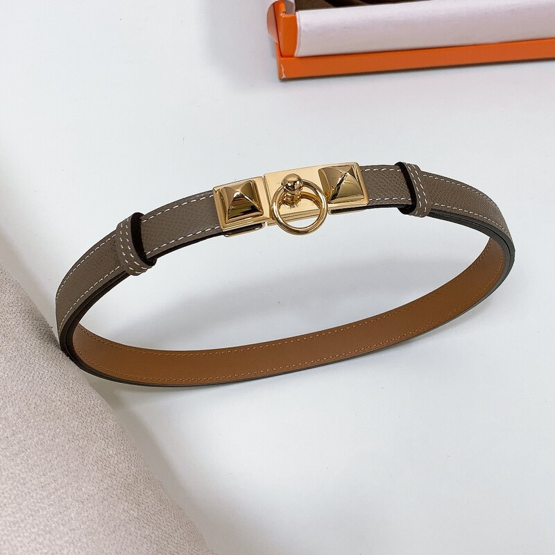 Kelly Women's Belt 1.8 Classic Retractable palm print cowhide belt Adjustable positive leather high quality accessory women's dress belt