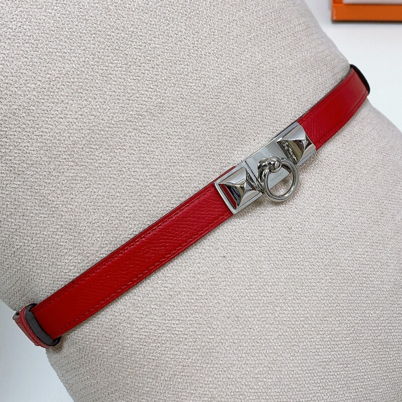 Kelly Women's Belt 1.8 Classic Retractable palm print cowhide belt Adjustable positive leather high quality accessory women's dress belt
