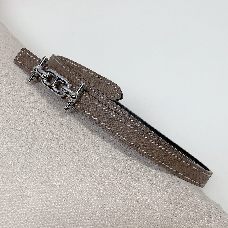Women's slim waist simple belt 1.3 fish grain full head layer with two sides with steel hollow-out buckle accessory belt