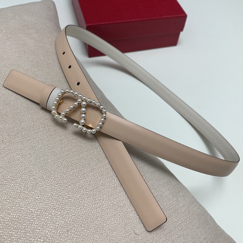 2.0 Color V-plate buckle women's belt