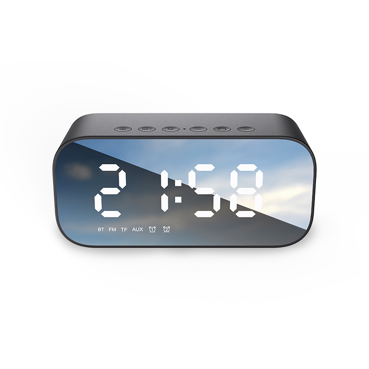 Multifunctional Bluetooth clock speaker full screen mirror