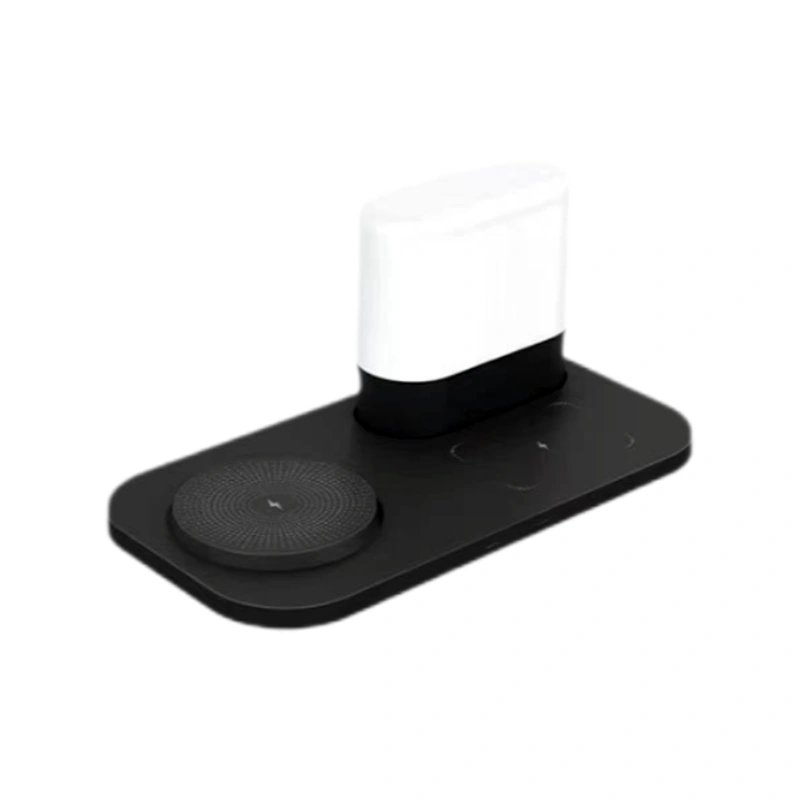 Intelligent wireless charging night light 3-in-1 mobile phone earphone wireless charger