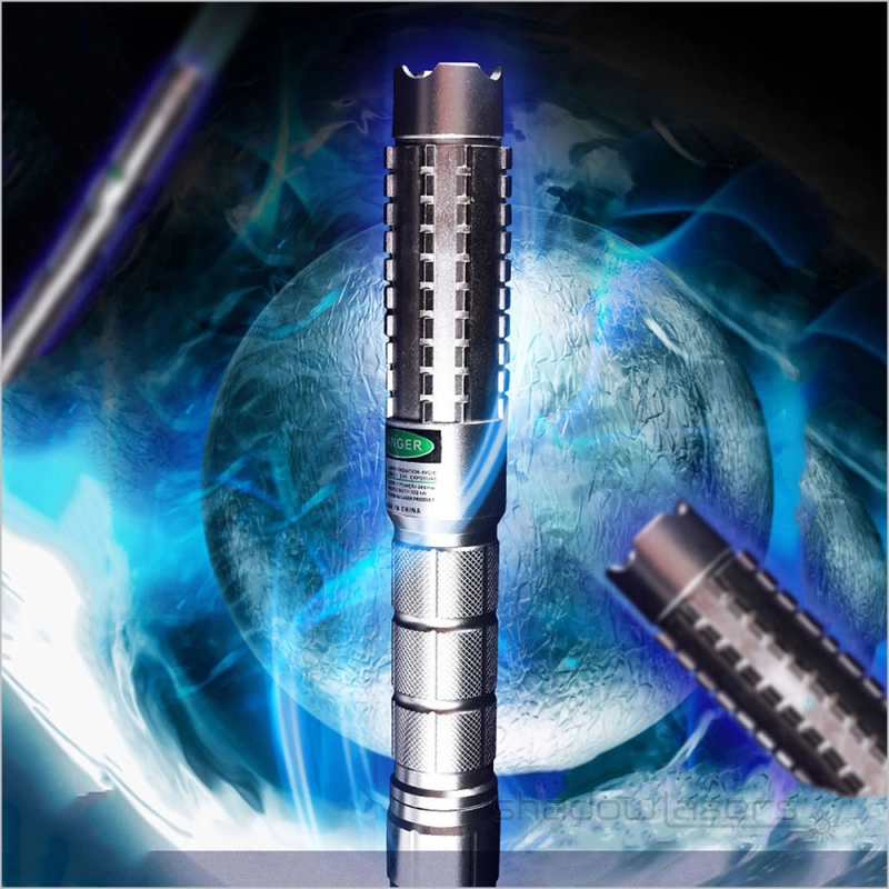 GQ9-520nm Adjustable Focus Burning Green Laser Pointer 100MW-500MW