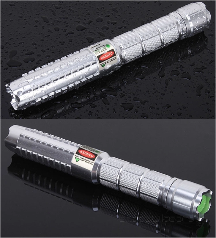 GQ9-520nm Adjustable Focus Burning Green Laser Pointer 100MW-500MW